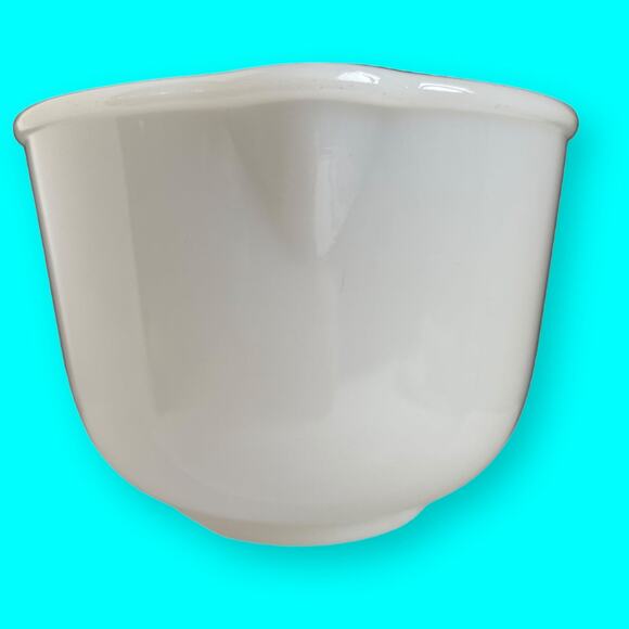 Vintage White Glass Glasbake Made for Sunbeam Mixing Bowl 20 CJ - Picture 3 of 8